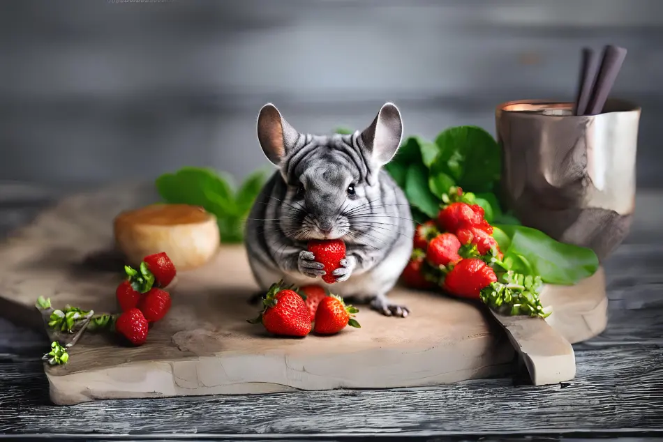 Can Chinchilla Eat Strawberries Easily
