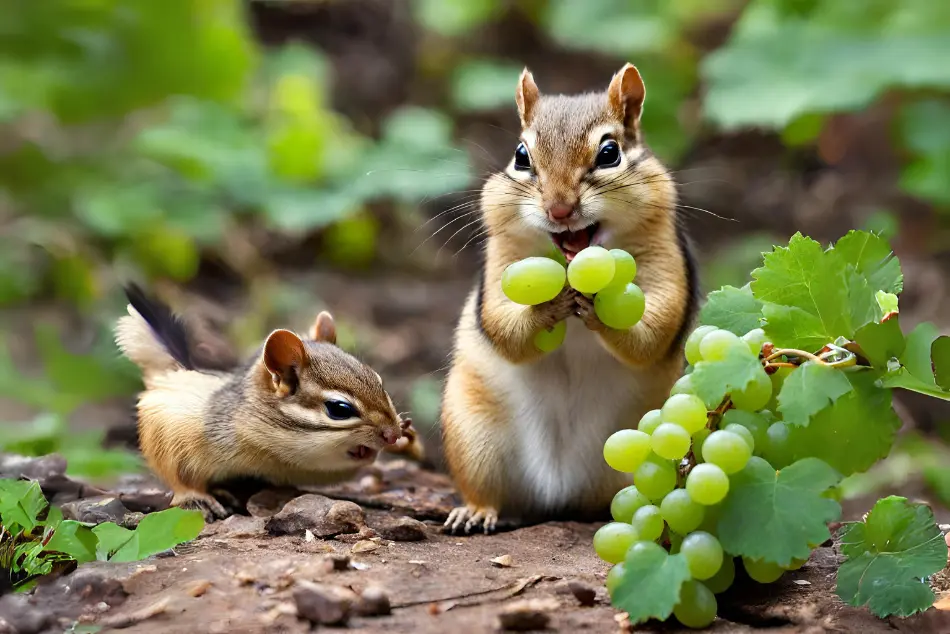 Are Grapes Safe for Chipmunks