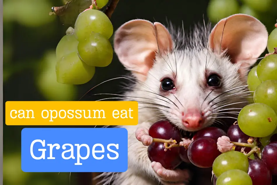 Are grapes safe for opossums to eat