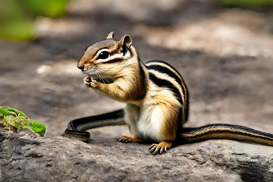 Caught a Chipmunk Eating a Snake. Is this common