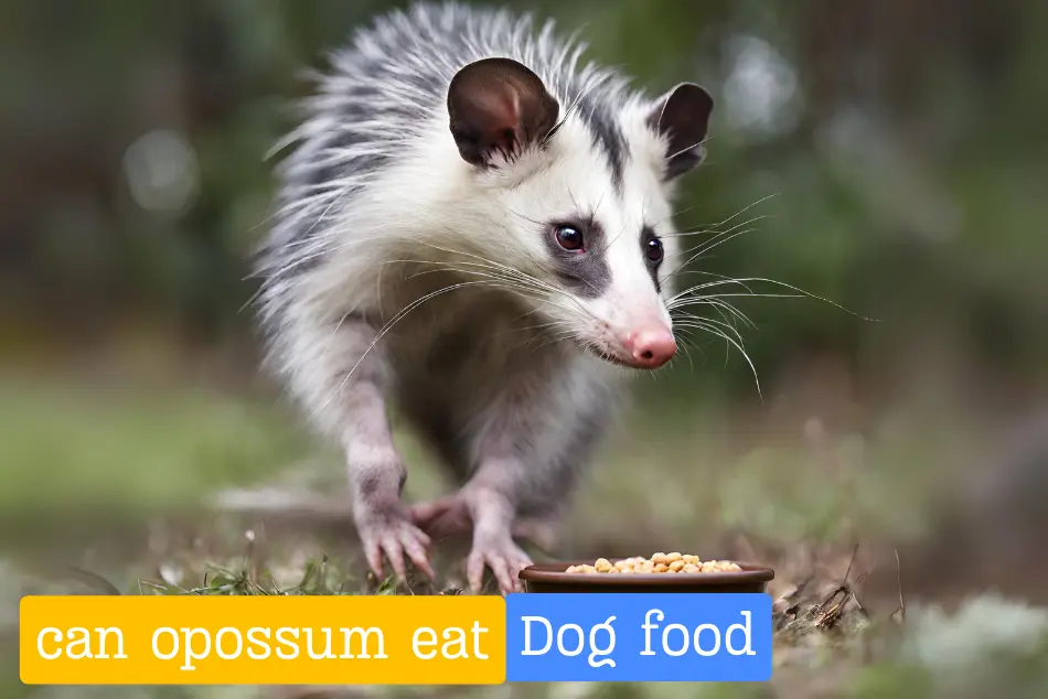 Opossums Consuming Pet Food