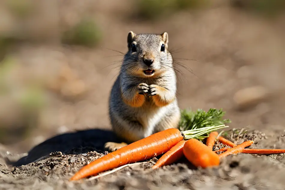 Can California Ground Squirrels Eat Carrots?