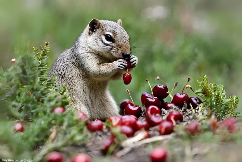 Can California Ground Squirrels Eat Cherries? Exploring the Diet of These Curious Creatures