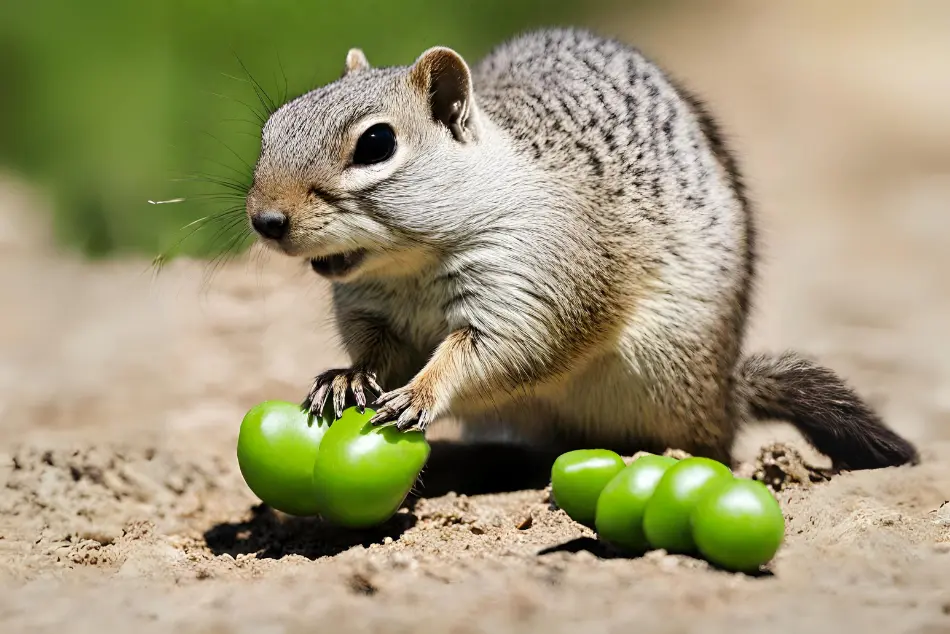 Can California Ground Squirrels Eat Peas?