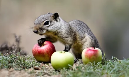 Can California ground squirrels eat apples?